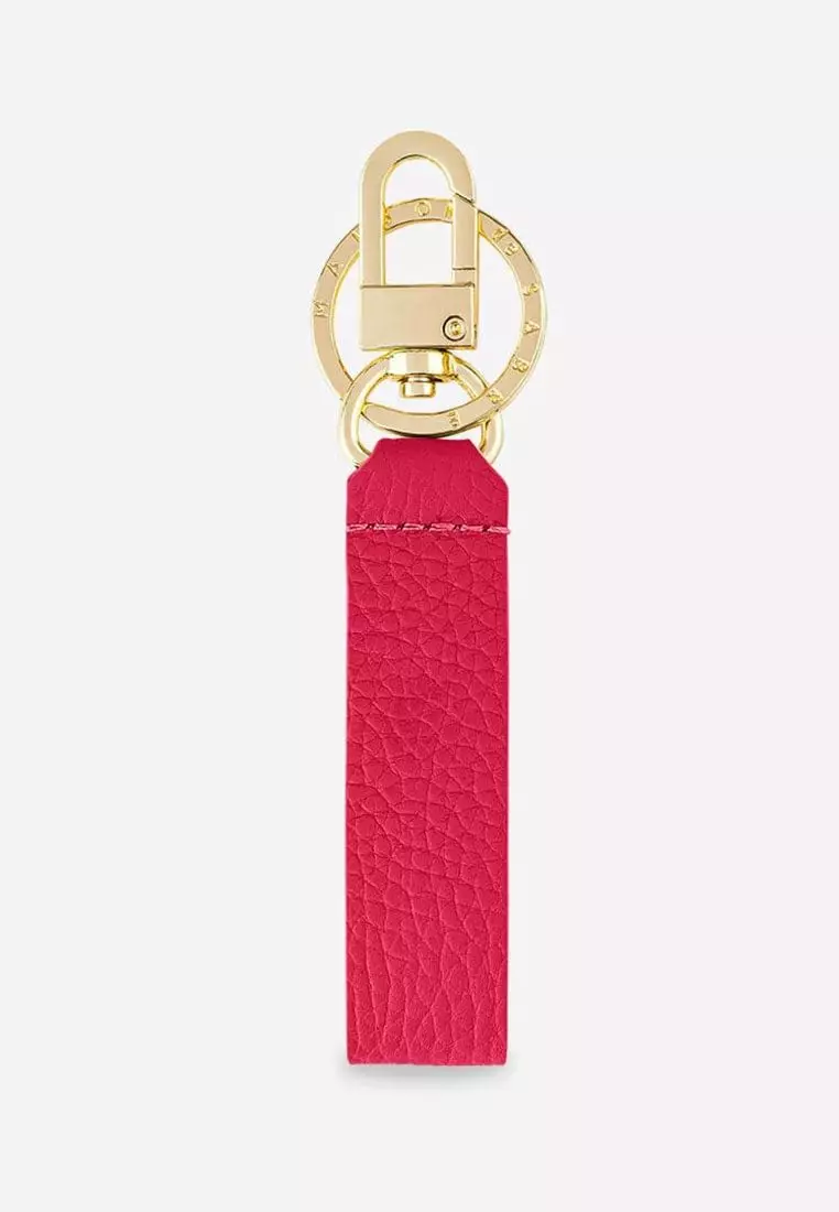 Buy MAISON de SABRÉ Upcycled Leather Keychain in Shibuya Fuchsia 2024