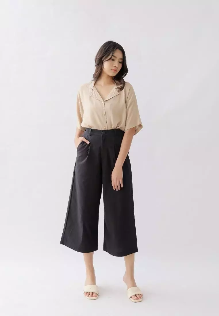 Vivian Wide Pants Black