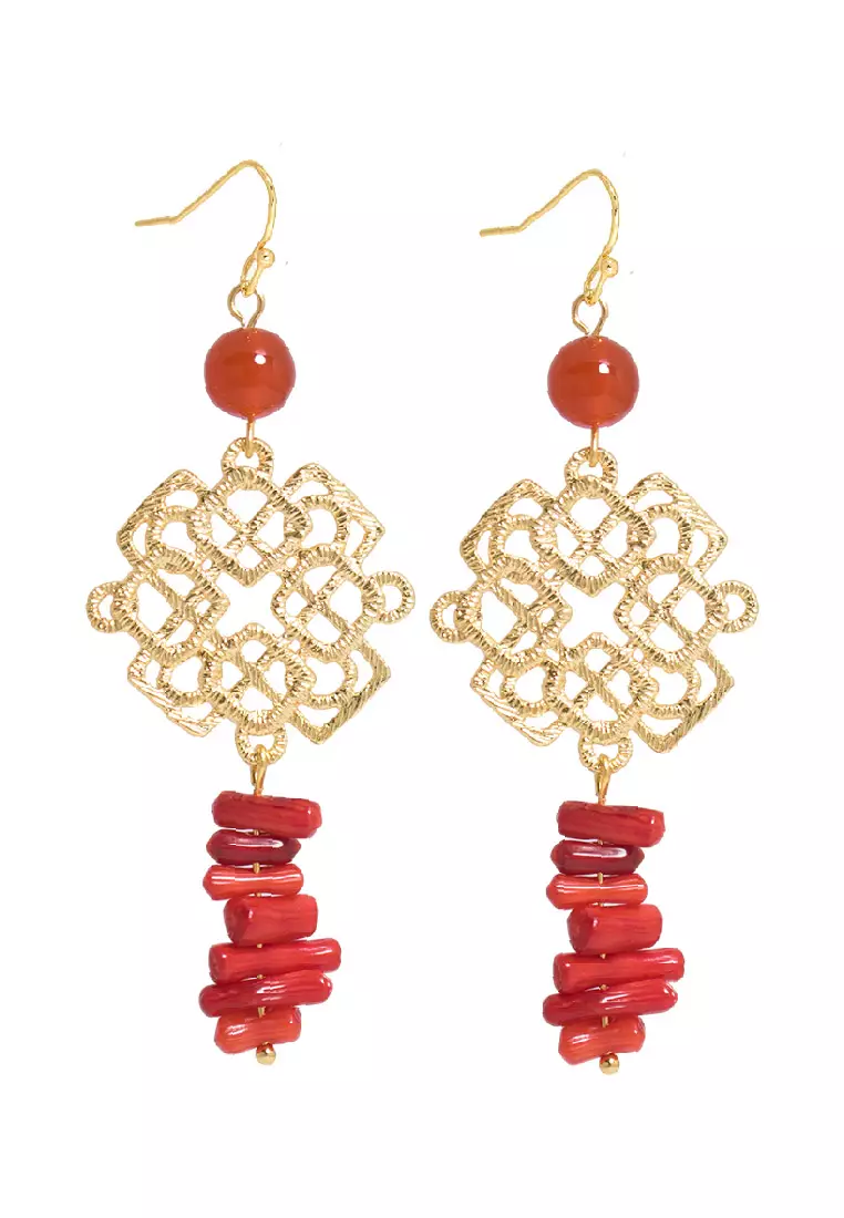 Real crystal earrings hotsell