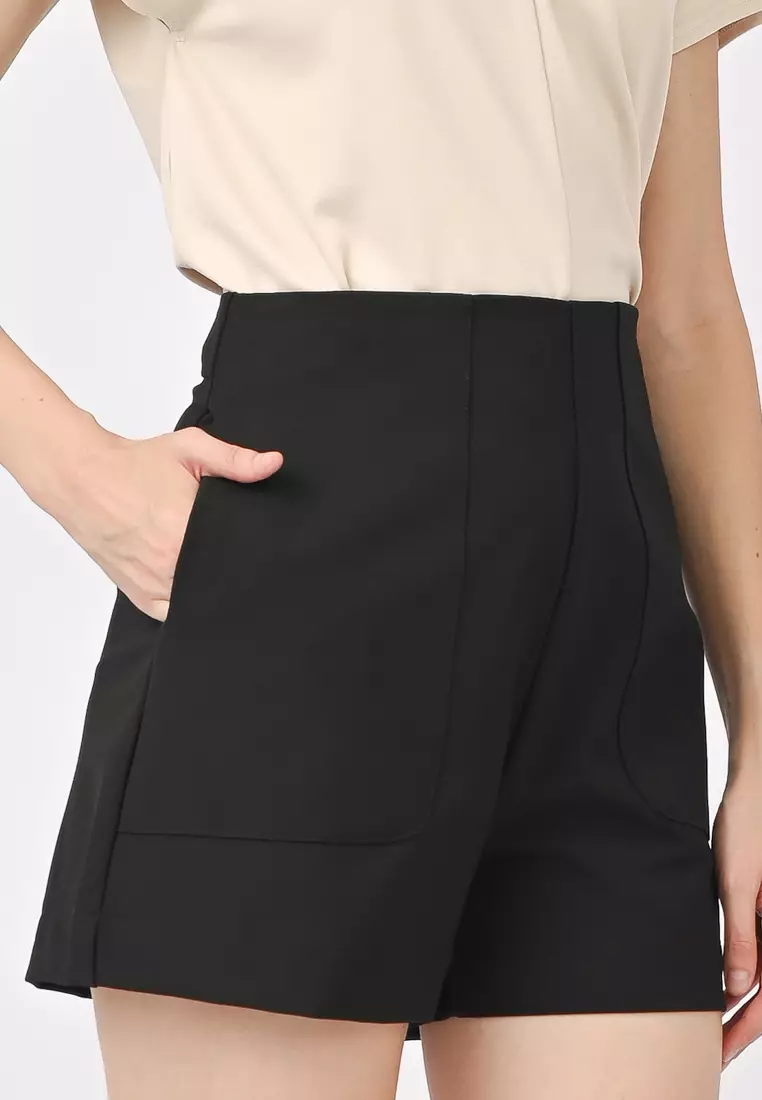 High Waist Tailored Shorts