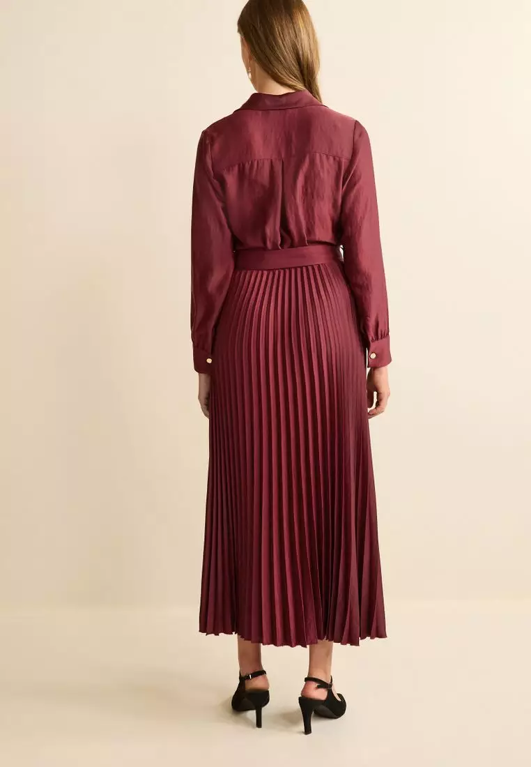 Pleated dress next shop