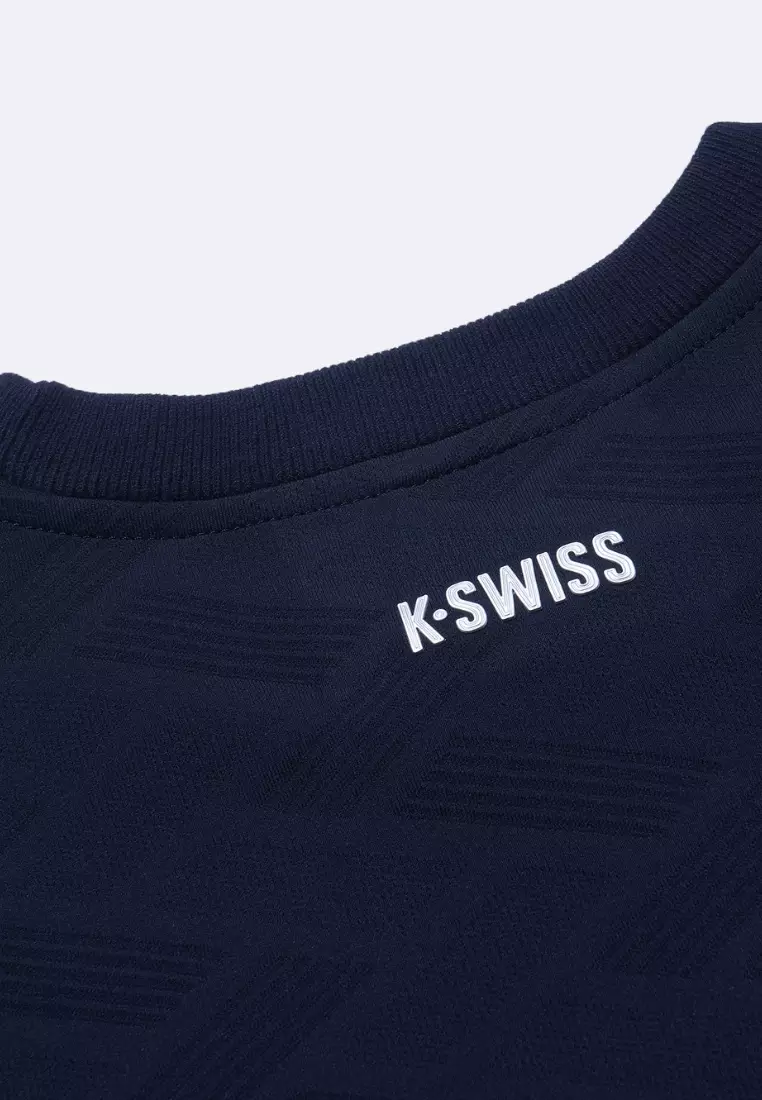 女裝滿印暗紋 K-SWISS LOGO 衛衣