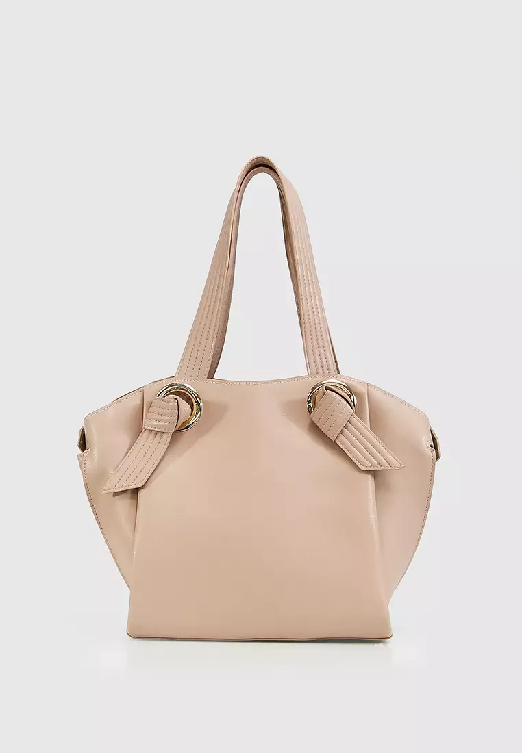 Heart Of Gold Leather Shoulder Bag