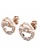 Krystal Couture gold KRYSTAL COUTURE Modern Sphere Stud Earrings in Rose Gold Adorned with Crystals from Swarovski® 66F78ACA4066BDGS_3