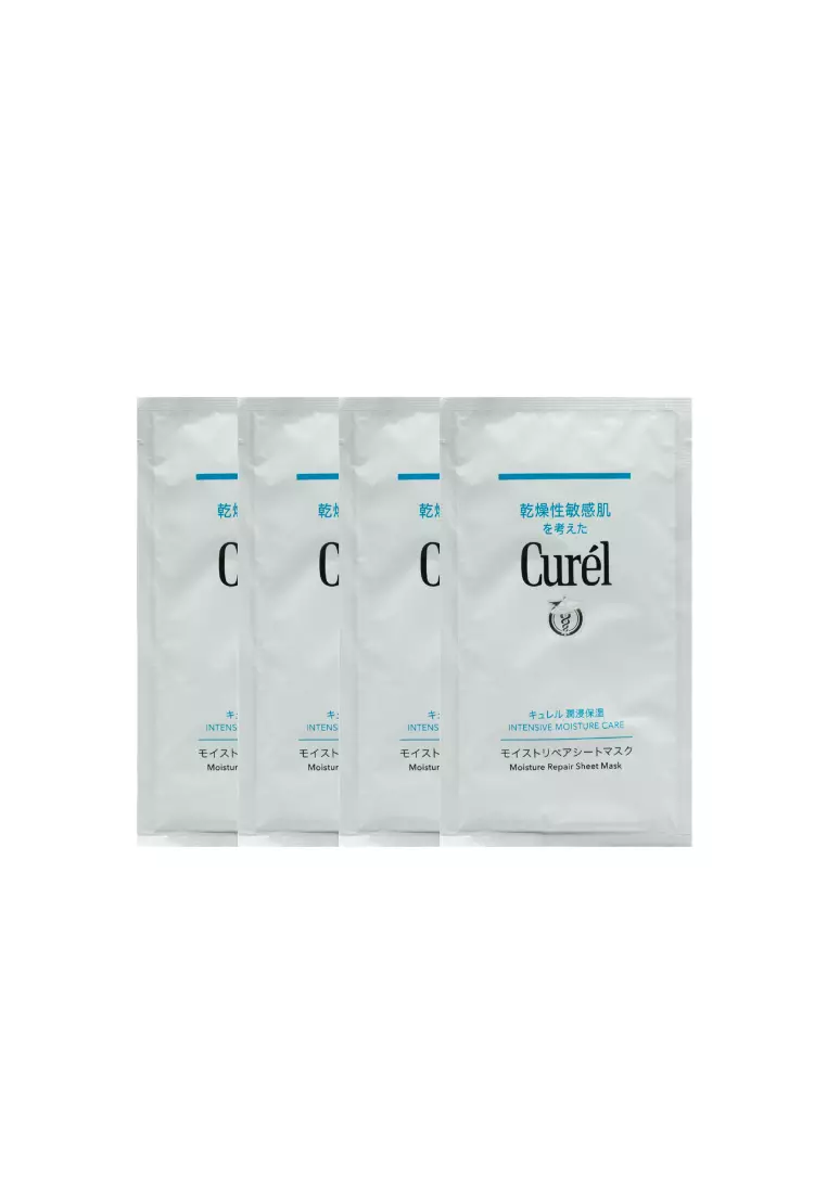 CUREL Moisture Repair Sheet Mask 4piece