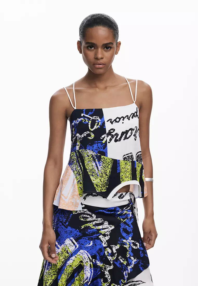 Double-strap T-shirt