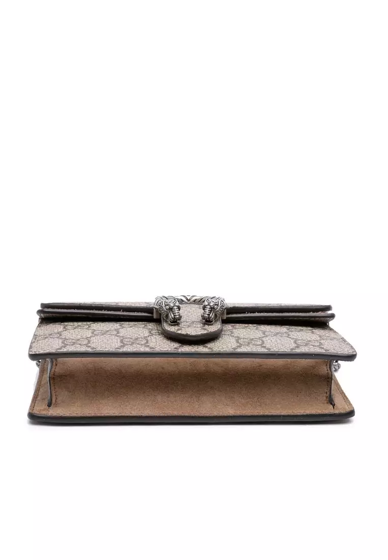 Pre-Loved Gucci Mini Gg Supreme Dionysus Crossbody