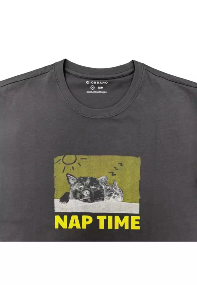 Men's Cotton Short Sleeve Print Tee 01095312
