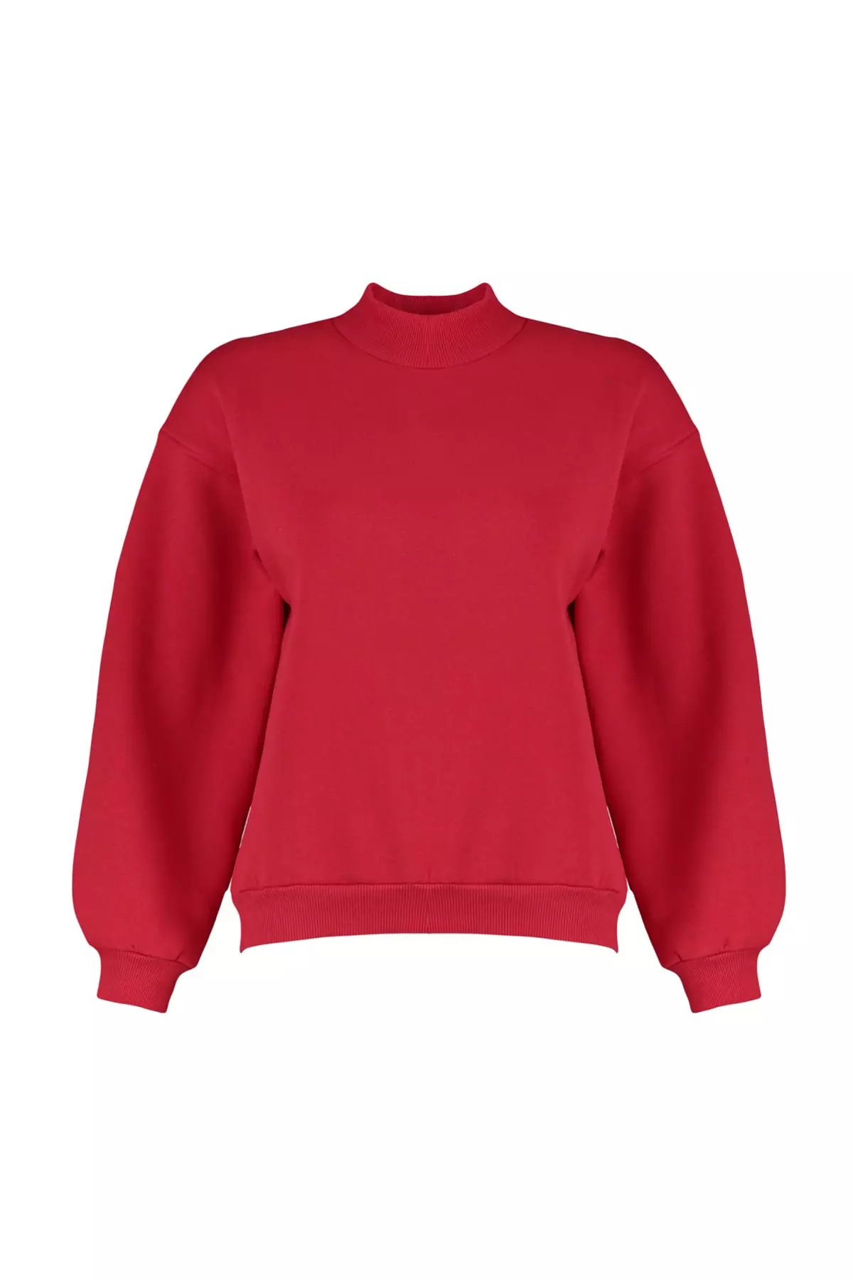 Red fleece sweatshirt sale
