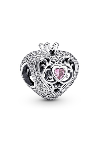 PANDORA pink Pandora Regal Crown & Heart Charm EF727AC3995A53GS_1