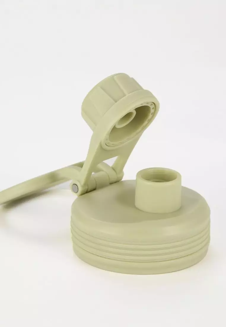 Crossing Urban Ceramic S/S Insulated Screw Cap Sports Bottle With Handle 600ml - Dusty Rose Pistachio (Mix)