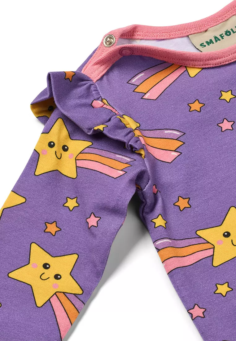 Regent long-sleeved baby suit with shooting star
