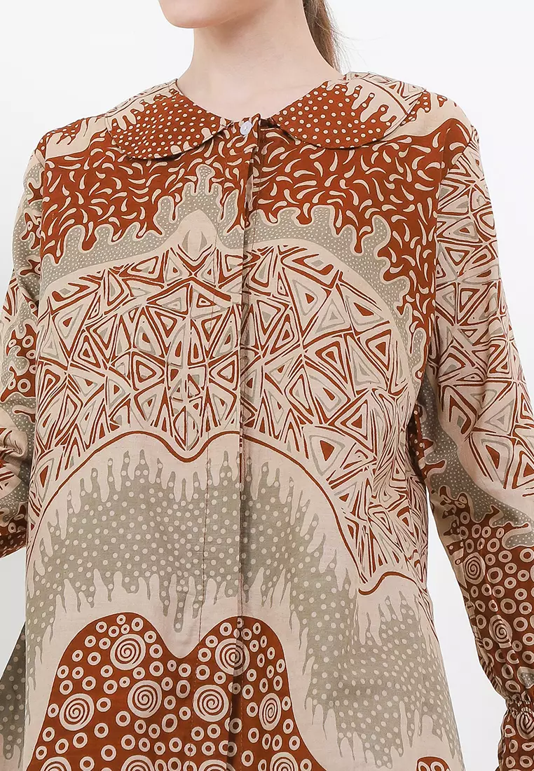 Piramid Blouse Batik Premium Wanita Casual Modern