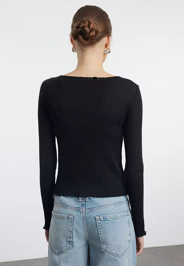 Knit Henley Top