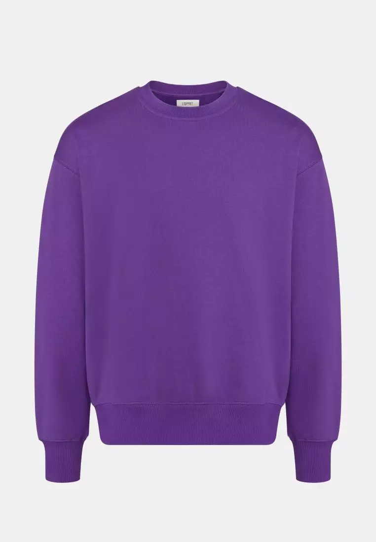 Purple crewneck top