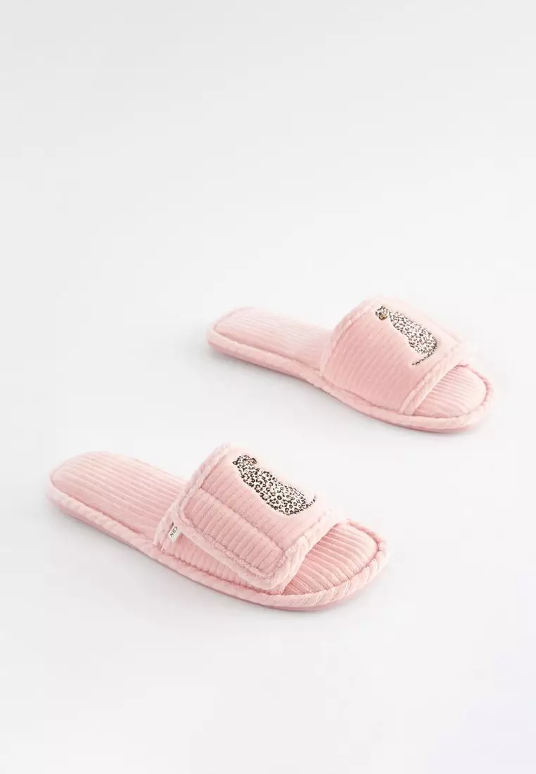 Buy NEXT Corduroy Slider Slippers 2024 Online ZALORA Singapore