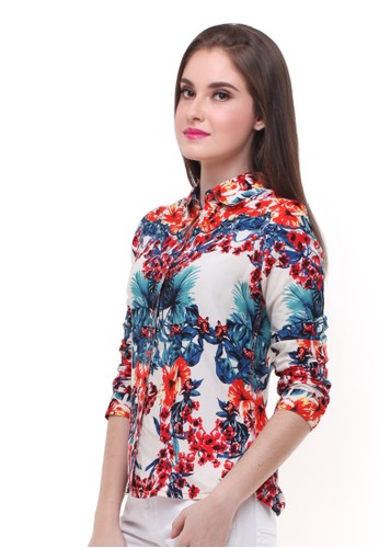 Jual LGS LGS Regular Fit Kemeja Wanita Model Santai 