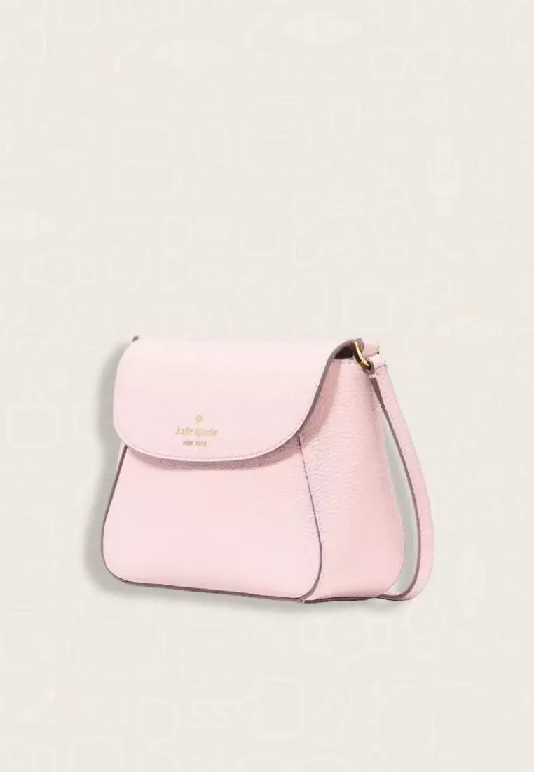 Kate Spade Monica Mini Flap Crossbody Shimmer Pink