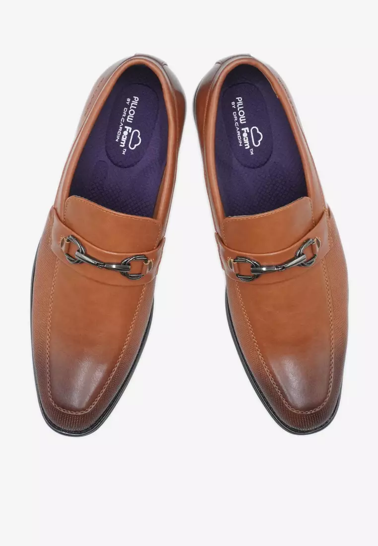 Dr Cardin Men Pillow Foam Faux Leather Formal Slip-On Shoes YOO-6771
