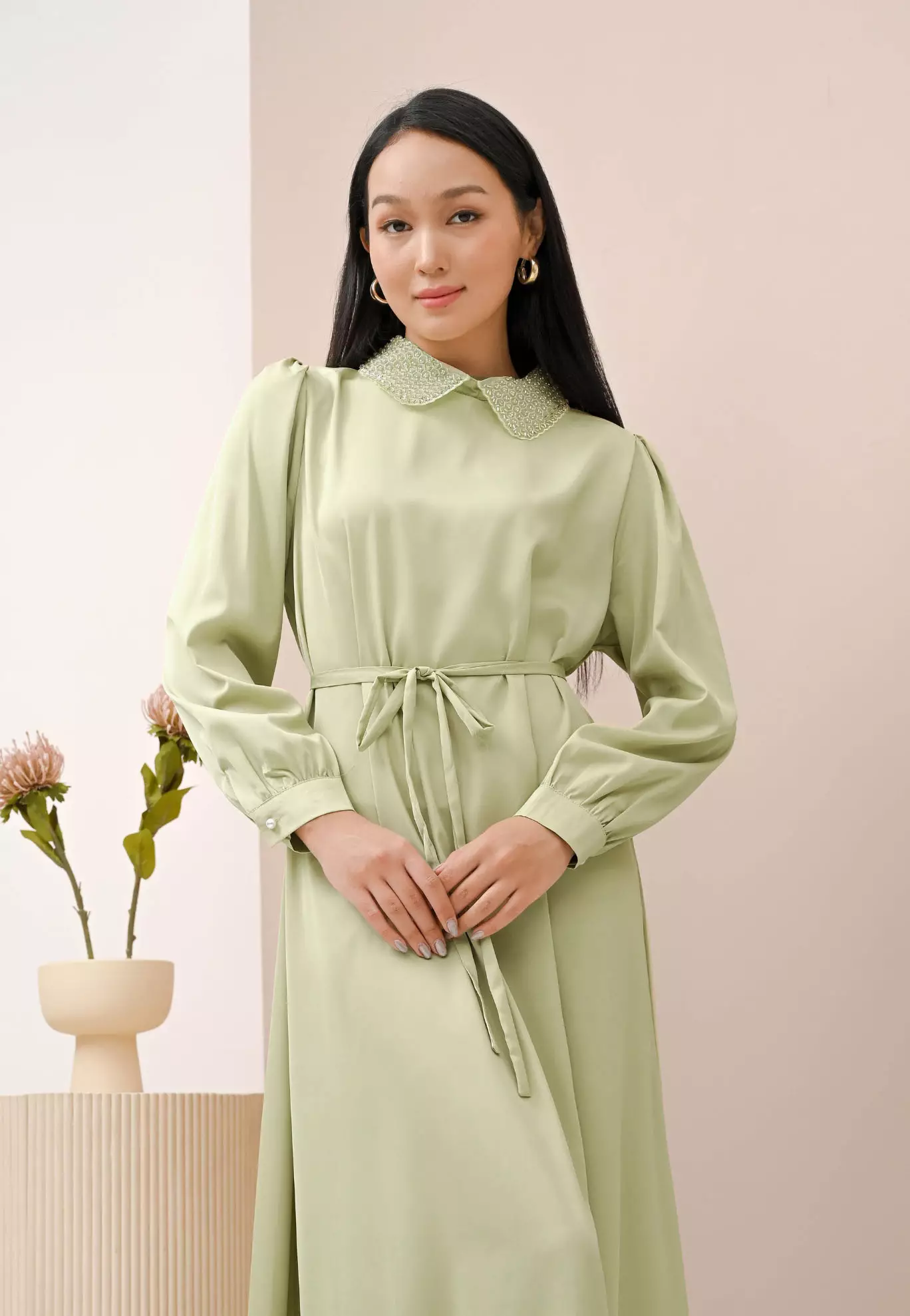 Jade Dress - Matcha