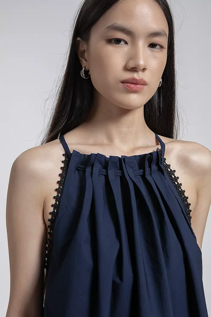 COTTONINK - Dress Wanita Navy Peral #FallWinter2025