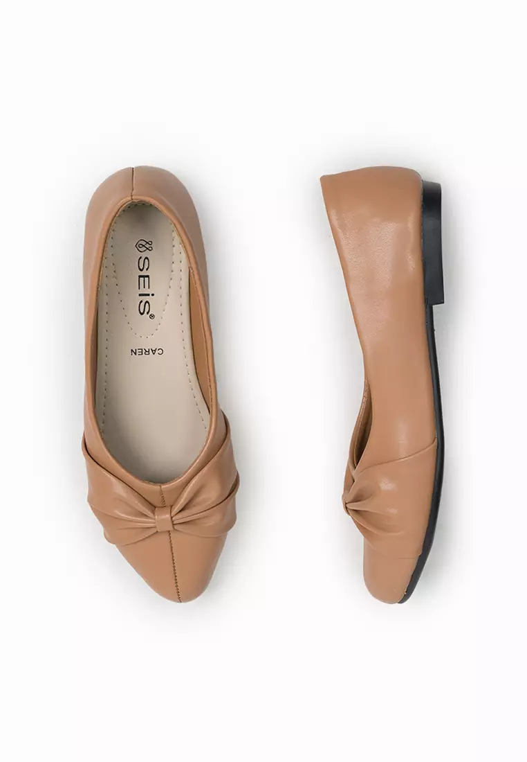 SEIS Caren Sepatu Flatshoes Wanita - MOCCA