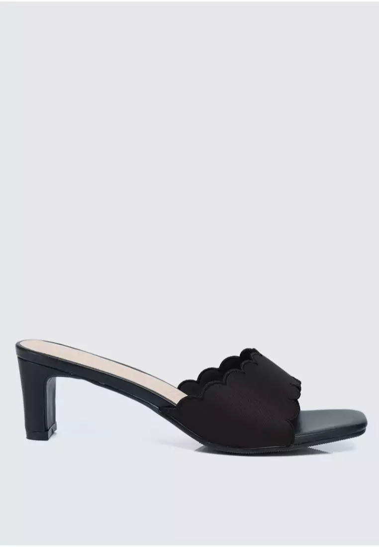 Discount on My Ballerine  shoes - SKU: Carmen Comfy Heels In Black