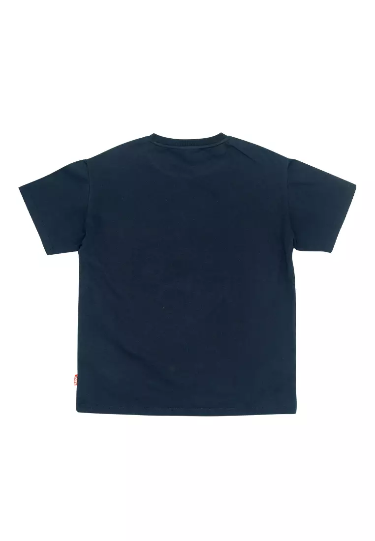 Boys Licensed Oversize Graphic T-Shirt "Captain America Graphite"