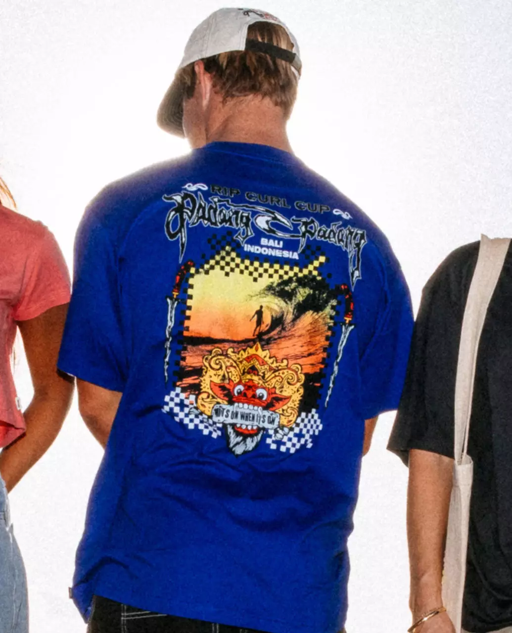 Rip Curl Unisex Padang Padang 25 Poster Tee - Cobalt