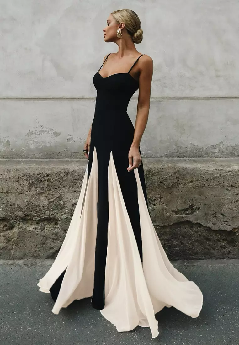 New elegant and sexy camisole dress CA25042224BK