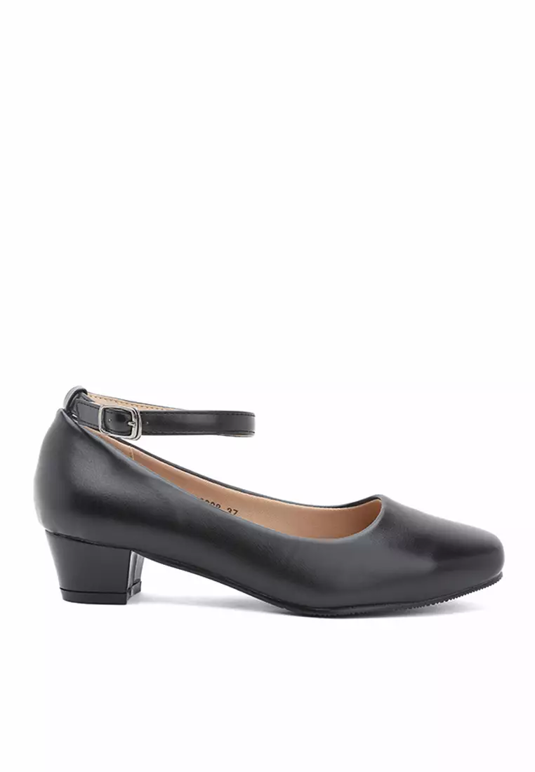 Discount on Figlia  shoes - SKU: Caitlin Heel School Shoes