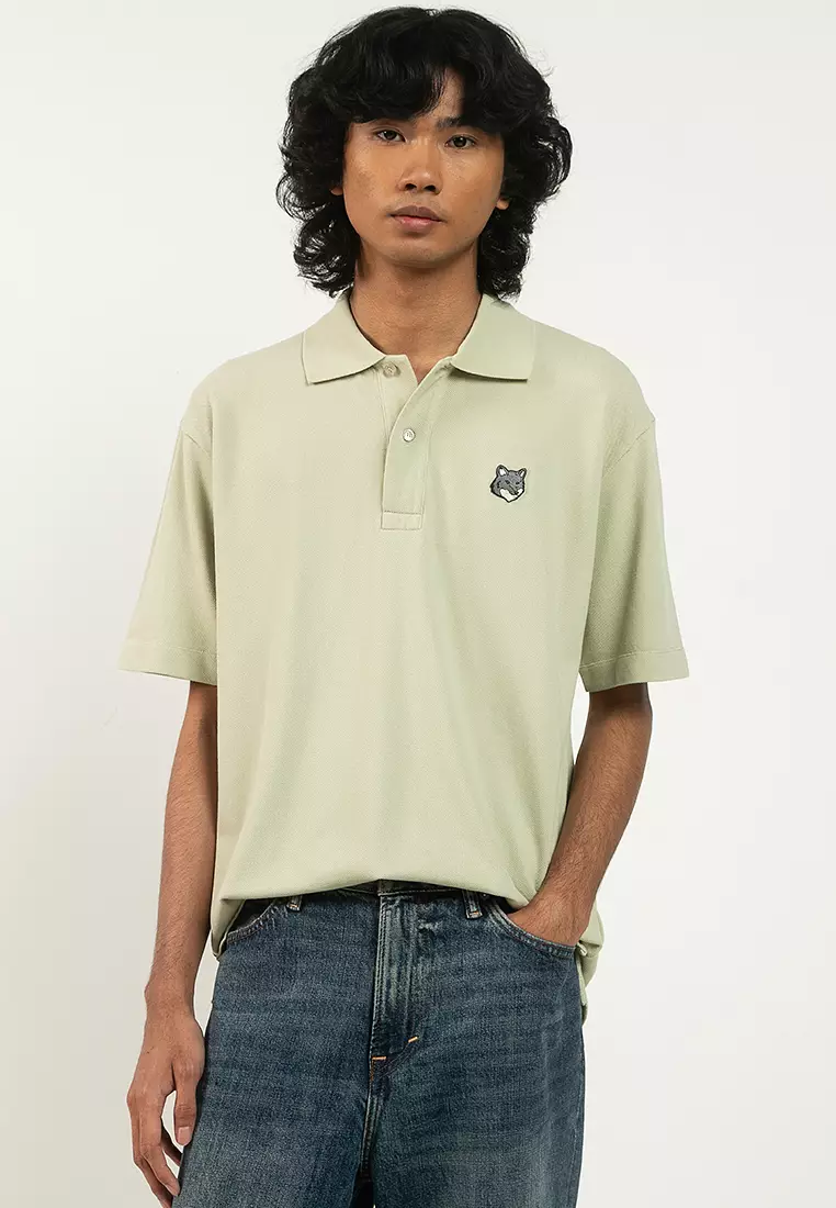 Buy Maison Kitsune Fox Head Comfort Polo Shirt 2026 Online | ZALORA