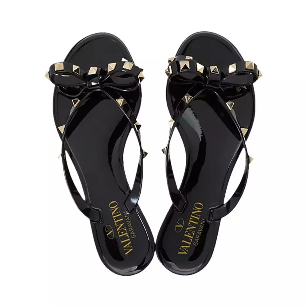 Valentino jelly bow best sale sandals