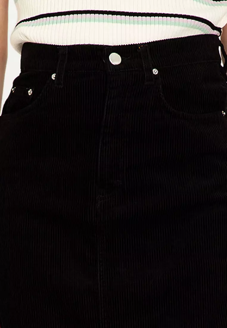 Buy H M Cotton Corduroy Skirt 2024 Online ZALORA Philippines