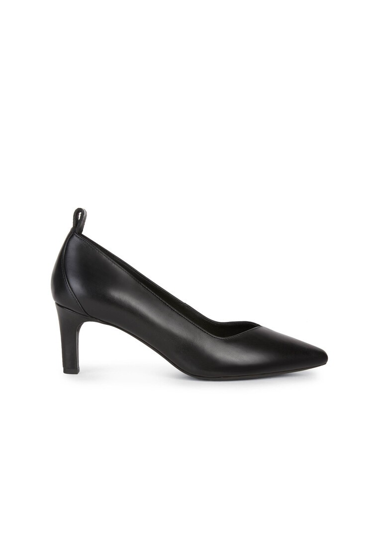 GEOX Ladies Bibbiana Medium Heel Pumps - Black D269CA-00085-C9999F2