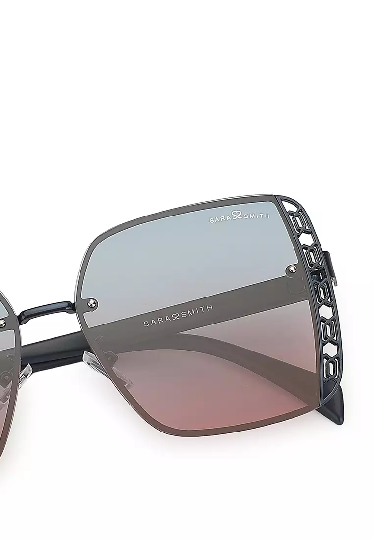 Unisex Polarized Oversized Sunglasses (Kacamata Hitam) - Biru