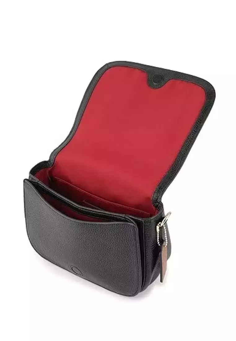 Emboss Shoulder Bag Black Redwood C4058