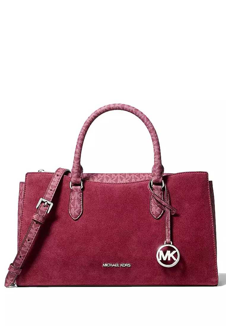 Buy MICHAEL KORS Arden Medium Signature Logo Top-Zip Satchel 2026