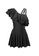 A-IN GIRLS black One-Shoulder Ruffled One-Piece Swimsuit 88CFFUS0A6235AGS_4
