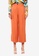 LC WAIKIKI orange High Waist Fit Wide Leg Women's Trousers F9834AAEAB8375GS_1