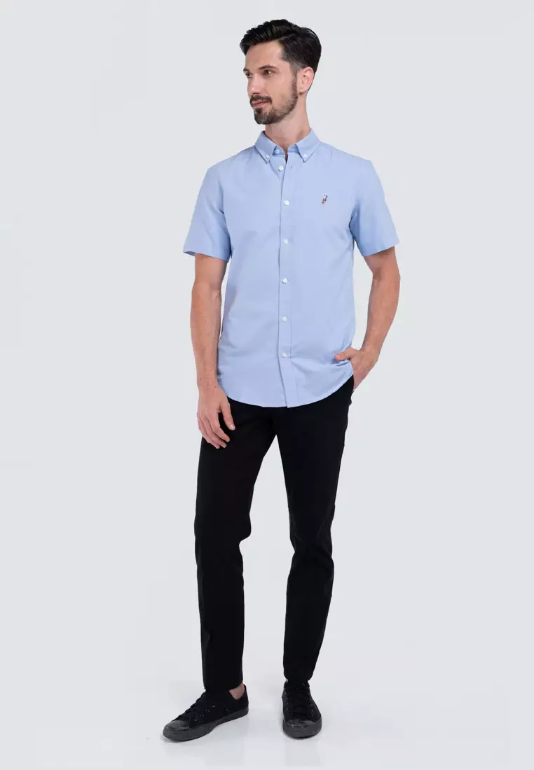Polo Haus - Men’Cotton Plain Regular Fit Short Sleeve