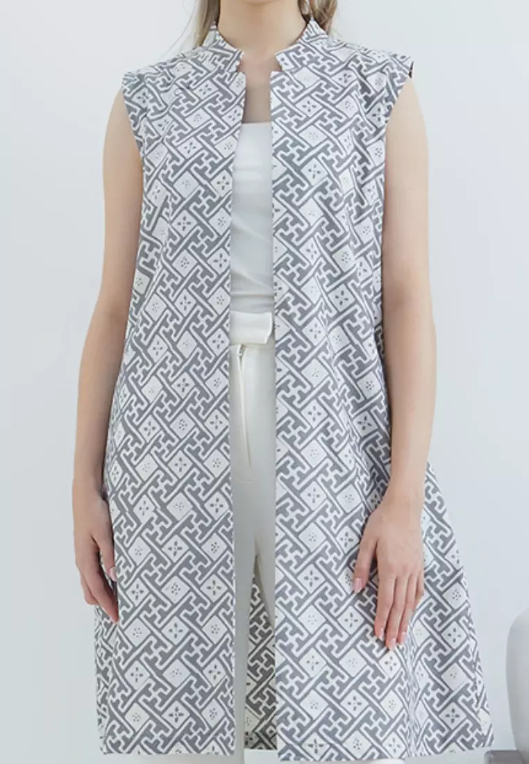 Nayara Outer Batik Fey Katun Abu Muda