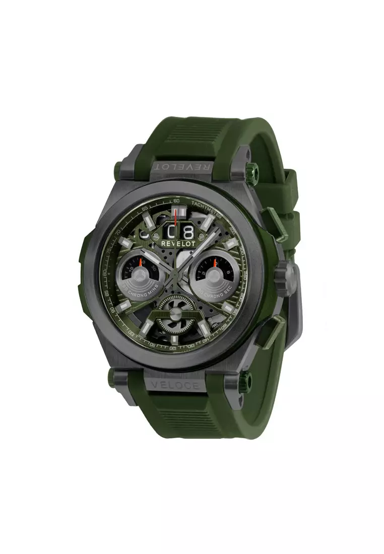 Buy REVELOT R9 Veloce Army Gunmetal Watch Online ZALORA Malaysia