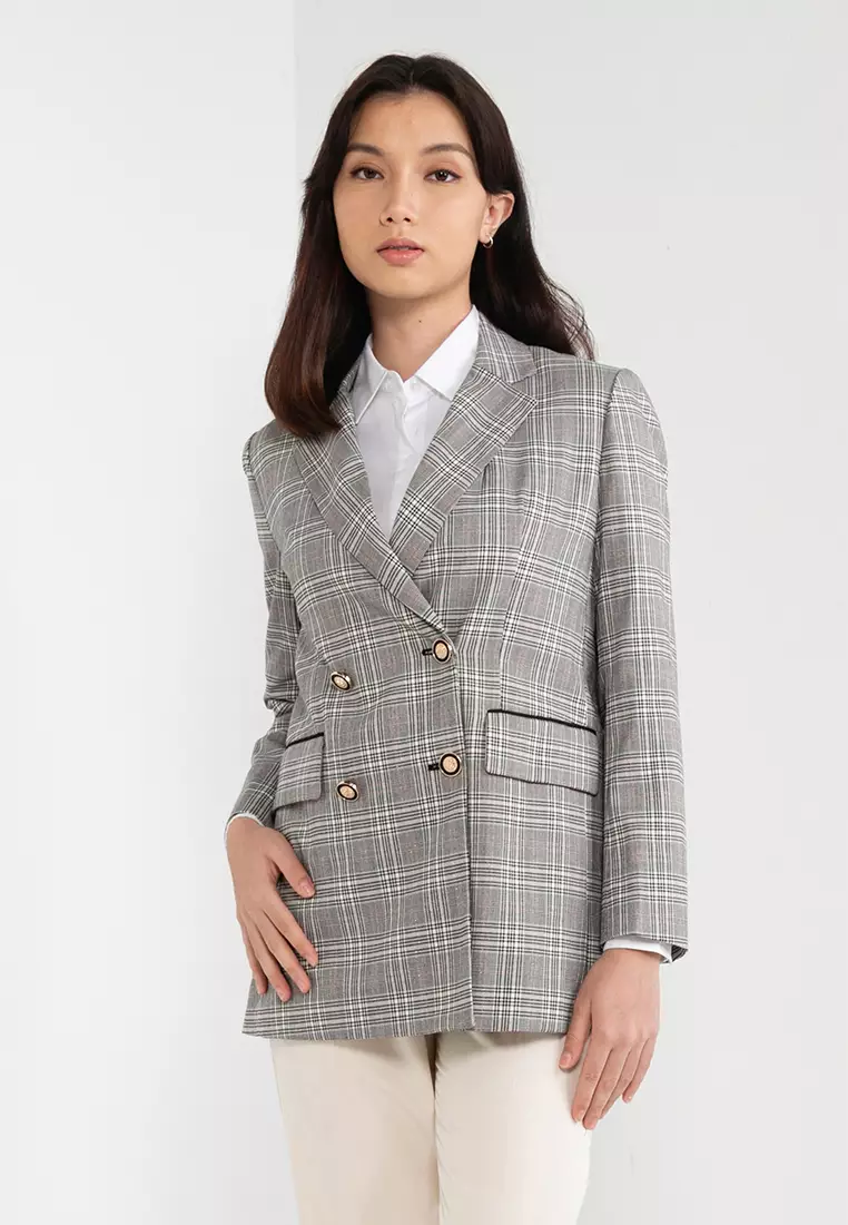 Glen new arrivals plaid blazer