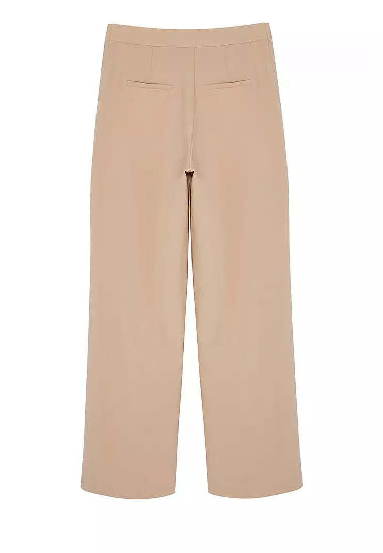 Asymmetrical Overlap Trousers