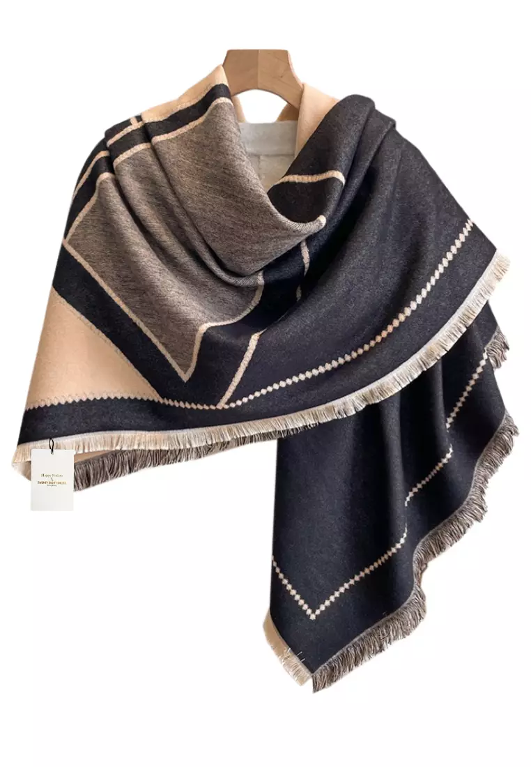 Faux Velvet Scarf AS-F3702