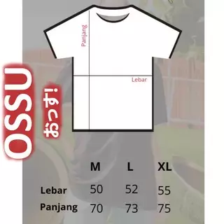 Ossu Kaos Salur Stripe Tshirt Yelllow Kaos Salur Garis Garis Kuning Unisex