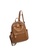 Lara brown Women's Fashionable Soft Leather Anti-theft Backpack School Bag - Brown 6D7D0ACB0FBE8AGS_2