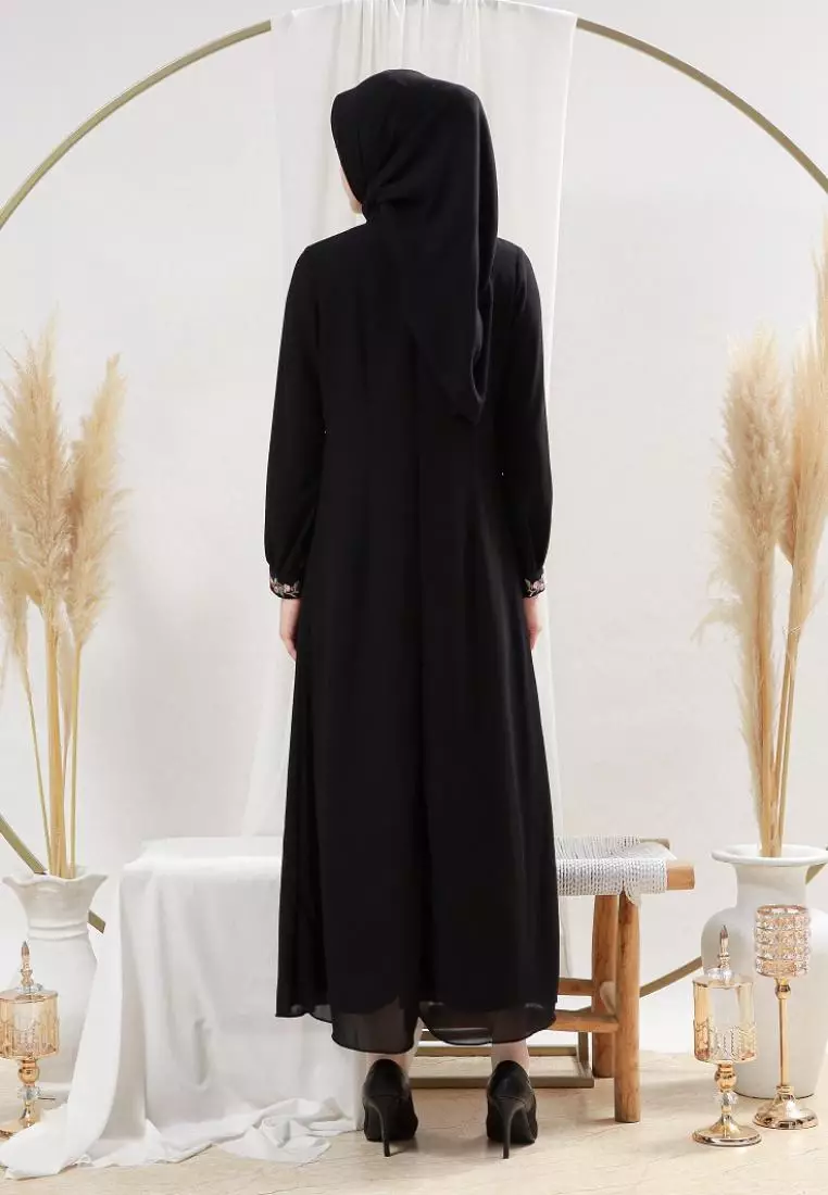 EPC Gamis Keira - Black - Embroidery Collection