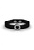 Her Jewellery black Heart Leather Bracelet - Made with premium grade crystals from Austria HE210AC94KHHSG_1